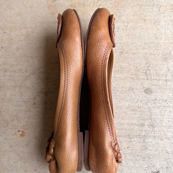 Tory Burch Tan Leather Flats - Picture 7 of 14